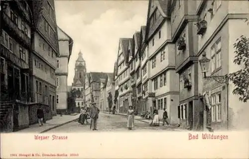 Ak Bad Wildungen in Hessen, Wegaer Straße