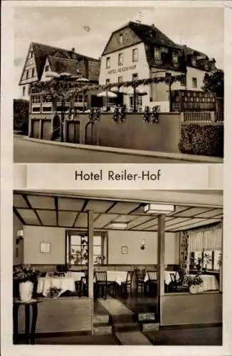 Ak Reil an der Mosel, Hotel Reiler Hof, Gastraum