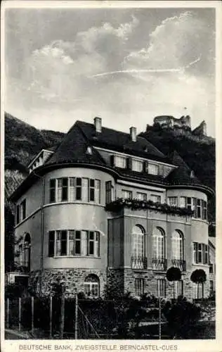 Ak Bernkastel Kues an der Mosel, Zweigstelle Deutsche Bank