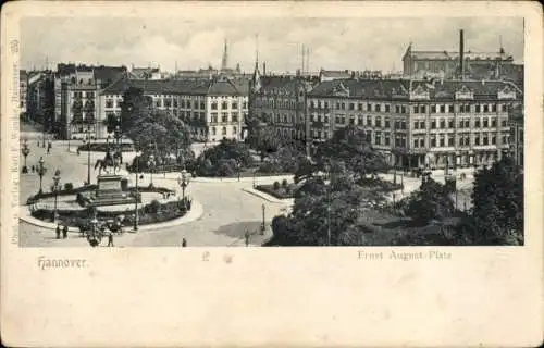 Ak Hannover in Niedersachsen, Ernst August-Platz