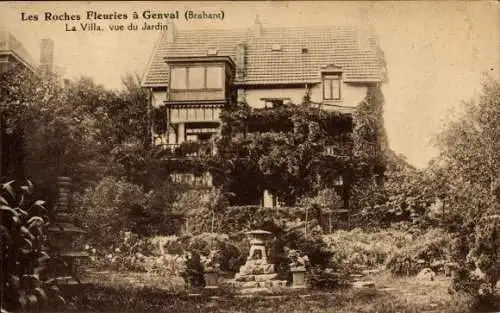 Ak Genval Wallonisch Brabant, Villa, Garten