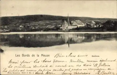 Ak Godinne Yvoir Wallonien Namur, Gesamtansicht