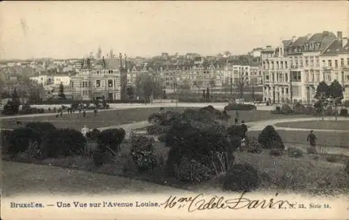 Ak Bruxelles Brüssel, Avenue Louise