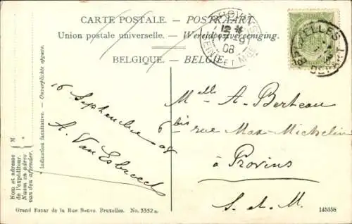 Ak Brüssel, Justizpalast