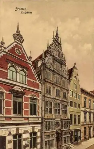 Ak Hansestadt Bremen, Essighaus, Giebelhaus