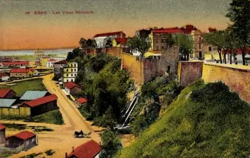 Ak Os Algerien, Die alten Stadtmauern