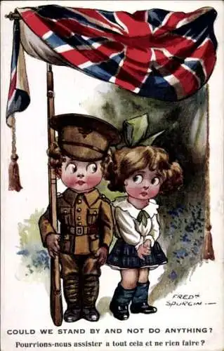 Künstler Ak Spurgin, Fred, Could we stand by and not do anything