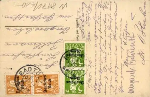 Ak Bad Tölz in Oberbayern, Isartal, Kirchstein, Benediktenwand