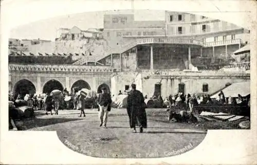 Ak Tanger Marokko, Blick auf Continental Hotel