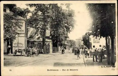 Ak Robinson Hauts de Seine, Rue de Malabris