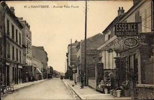 Ak Nanterre Hauts de Seine, Avenue Félix Faure