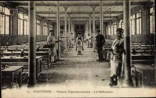 Ak Nanterre Hauts de Seine, Departementhaus, Refektorium