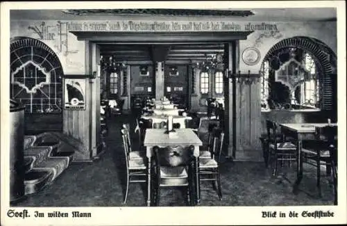Ak Soest in Westfalen, Im wilden Mann, Soeststube