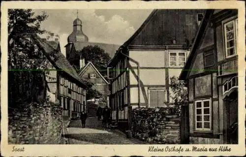 Ak Soest in Westfalen, Kleine Osthofe und Maria zur Höhe