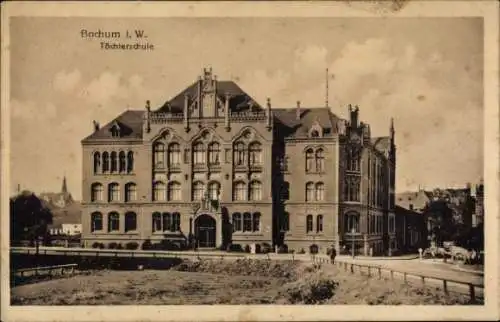 Ak Bochum im Ruhrgebiet, Töchterschule