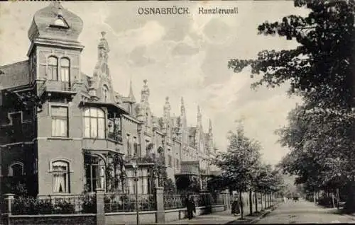 Ak Osnabrück in Niedersachsen, Kanzlerwall