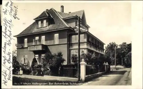 Ak Bad Rothenfelde am Teutoburger Wald, Haus H. Meyer, Wellengarten