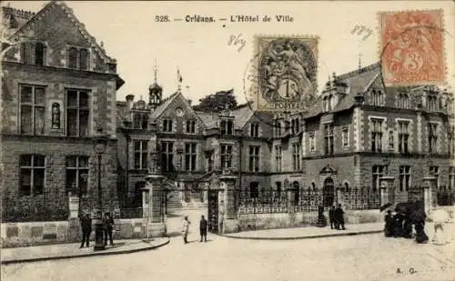 Ak Orléans Loiret, l'Hotel de Ville