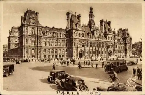 Ak Paris IV, Rathaus