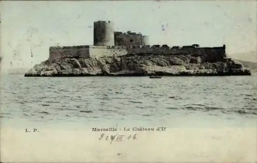 Ak Marseille Bouches du Rhône, Chateau d'If