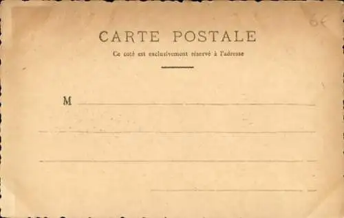 Künstler Ak Vez Oise, Turm