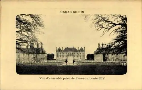 Ak Le Pin au Haras Haras du Pin Orne, Schloss, Avenue Louis XIV