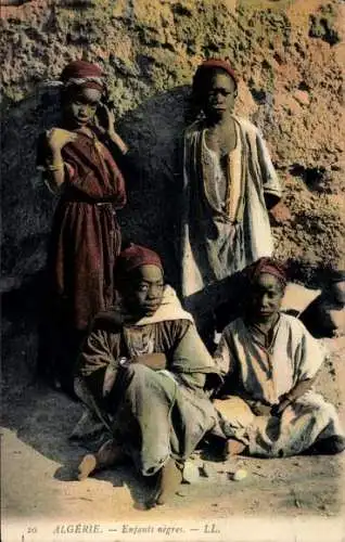 Ak Afrika, Afrikaner, Gruppenbild, Kinder