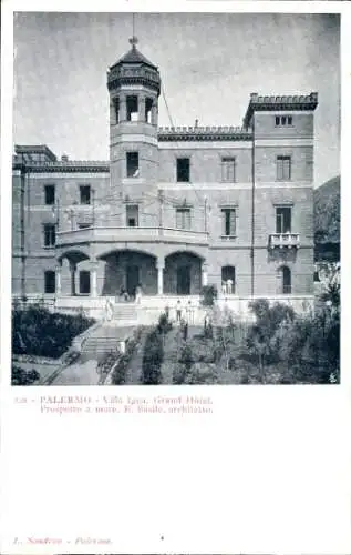 Ak Palermo Sizilien Sicilia Italien, Villa Igea, Grand Hotel