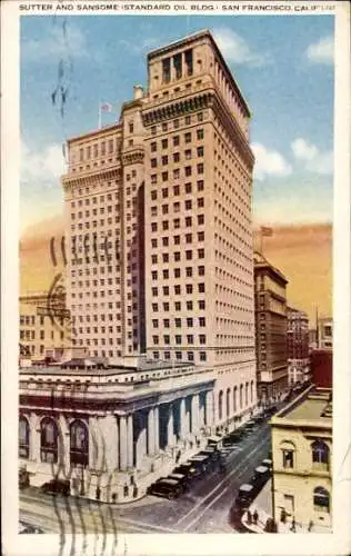 Ak San Francisco Kalifornien USA, Sutter and Sansome, Standard Oil Building