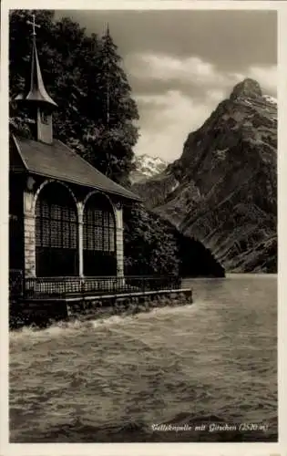 Ak Kanton Uri, Tellskapelle am Vierwaldstättersee, Gitschen