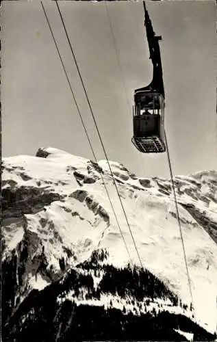 Ak Engelberg Kanton Obwalden Schweiz, Brunni, Luftseilbahn, Titlis