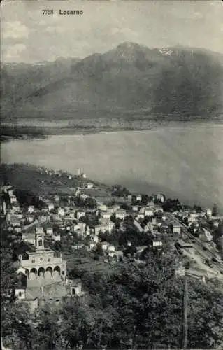 Ak Locarno Kanton Tessin Schweiz, Panorama