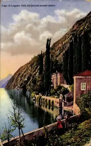 Ak Oria Lago di Lugano Lombardia, Oria del piccolo mondo antico