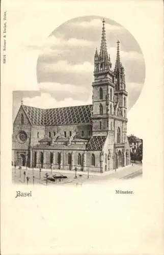Ak Basel Schweiz, Münster