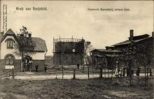 Ak Harsefeld in Niedersachsen, Gaswerk Harsefeld