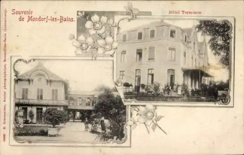 Ak Mondorf les Bains Bad Mondorf Luxemburg, Hotel Terminus