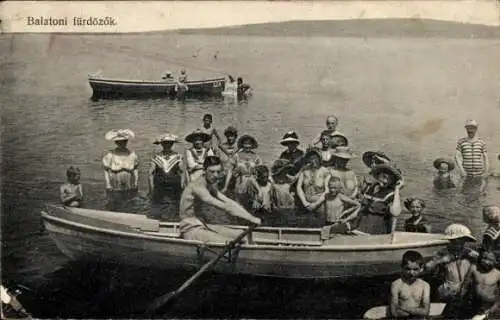 Ak Balaton Ungarn, Badegäste