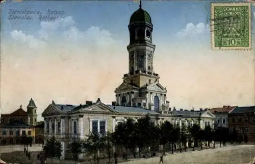 Ak Iwano Frankiwsk Stanisławów Stanislau Ukraine, Ratusz, Rathaus