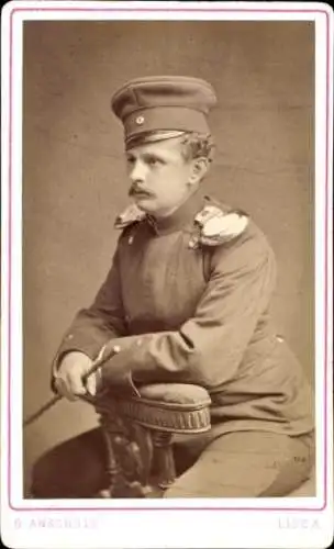CdV Lissa Leszno Poznań Posen, Deutscher Soldat in Uniform, Ulanen Regiment 1
