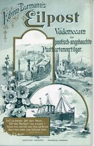 Set von 10 AK im Umschlag Edwin Bormann's Eilpost