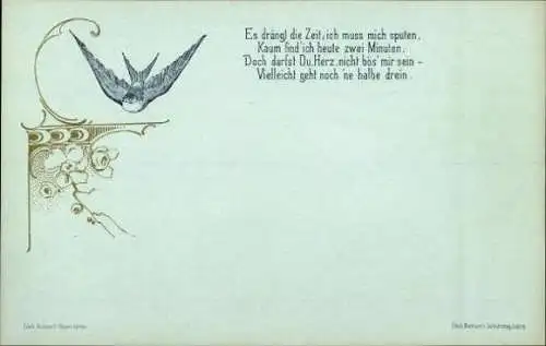 Set von 10 AK im Umschlag Edwin Bormann's Eilpost