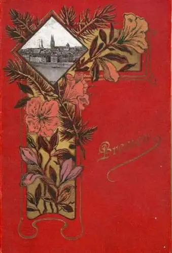 Set von 20 AK Kabinettfotos Bremen Weser Original Einband, verschiedene Ansichten