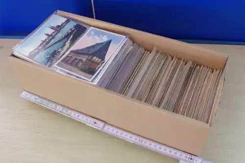 ca. 1.000 alte Ansichtskarten Deutschland kleinformatig