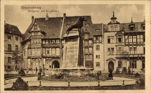 Bahnpoststempel Magdeburg - Hannover, Zug 303, 8.5.18, auf Ak