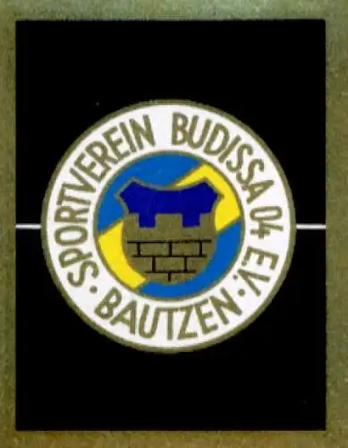 Sammelbild Sportwappen Fußball, Mitteldeutschland, Sportverein Budissa Bautzen, Bild Nr. 2