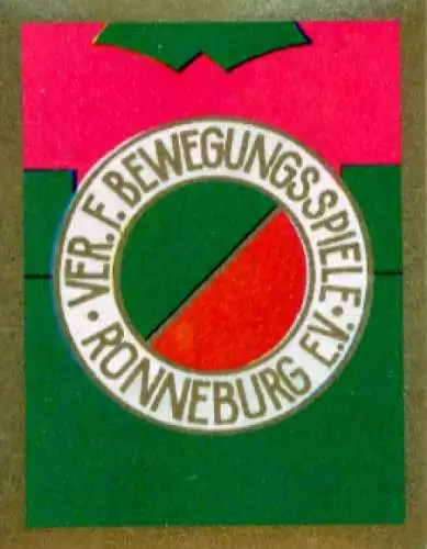 Sammelbild Sportwappen Fußball, Mitteldeutschland, VfB Ronneburg, Bild Nr. 10