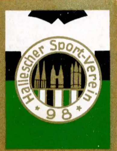 Sammelbild Sportwappen Fußball, Mitteldeutschland, SV 98 Halle, Bild Nr. 7