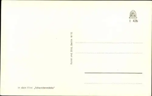 Ak Schauspielerin Margit Saad, Portrait, Film Schwedenmädel, Autogramm