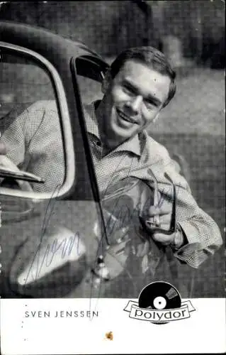 Ak Schauspieler und Sänger Sven Jenssen, Portrait, Autogramm