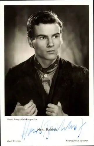 Ak Schauspieler Horst Buchholz, Portrait, Autogramm
